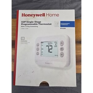 Honeywell Home X2P Programmable Thermostat Single-Stage RTH20B Open Box